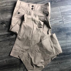 Khaki trouser - size 0 Tall
